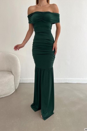 173005 Emerald Green Evening dress