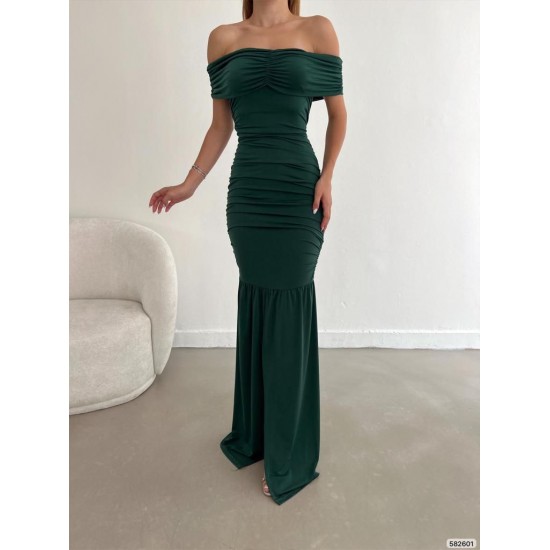173005 Emerald Green Evening dress