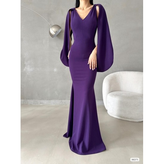 173018 purple Evening dress