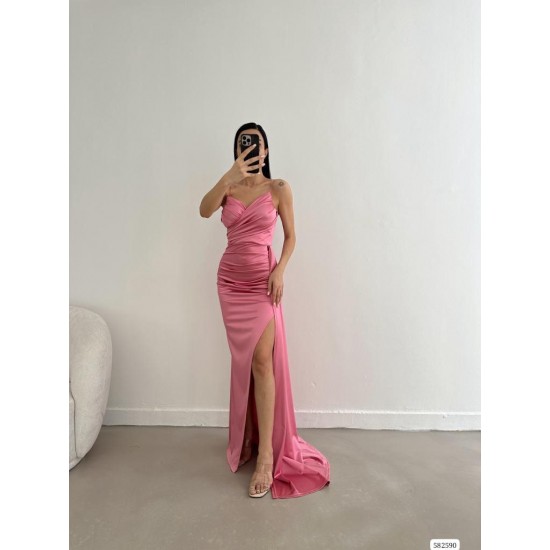 173033 pink Evening dress