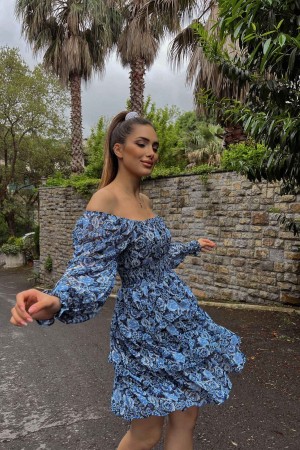 173137 patterned DRESS