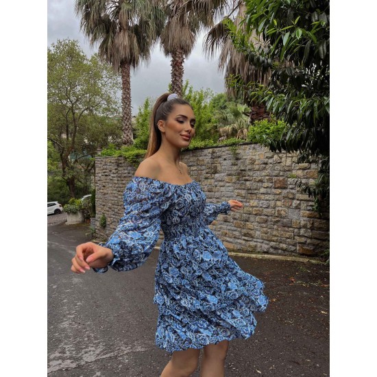 173137 patterned DRESS