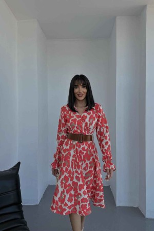 173143 patterned DRESS