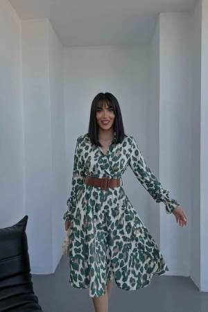 173144 patterned DRESS