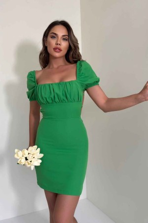 174291 GREEN DRESS