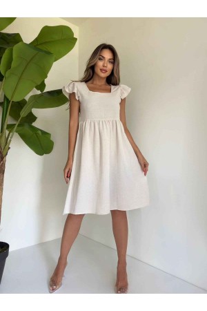 174294 TOPTAN BEYAZ ELBİSE