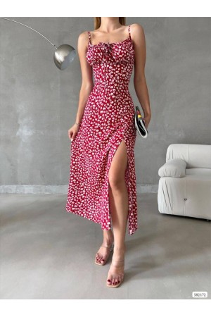 174418 TOPTAN DESENLİ ELBİSE