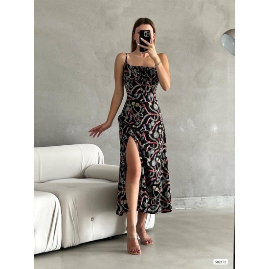 174420 patterned DRESS