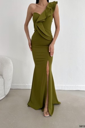 174437 GREEN DRESS