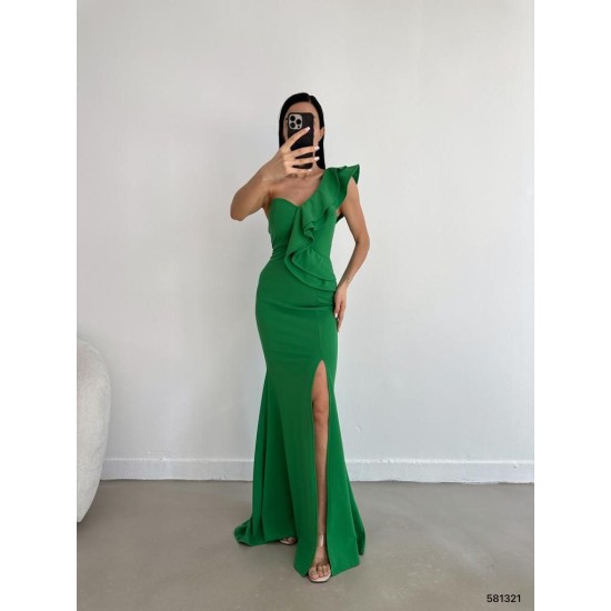 174442 GREEN DRESS