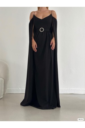 174749 TOPTAN SİYAH ELBİSE