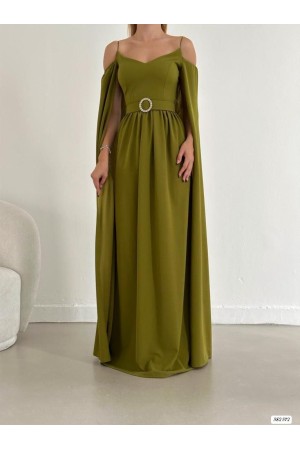 174751 TOPTAN HAKİ ELBİSE