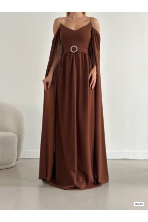 174753 TOPTAN KAHVE ELBİSE