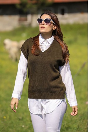 174771 TOPTAN HAKİ SÜVETER