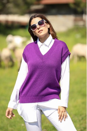 174775 TOPTAN MOR SÜVETER