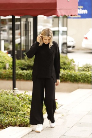 174781 black Pants suit