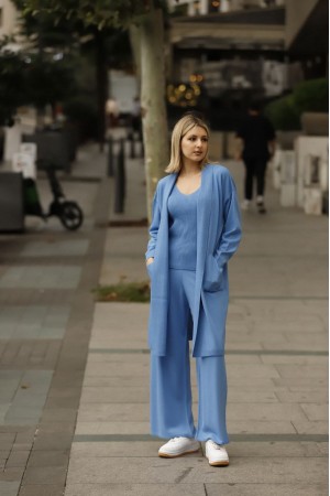 175198 TOPTAN MAVİ PANTOLON TAKIM