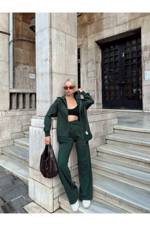 175573 TOPTAN ZÜMRÜT YEŞİL EŞOFMAN TAKIM