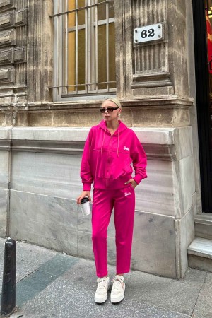 175584 TOPTAN FUŞYA EŞOFMAN TAKIM