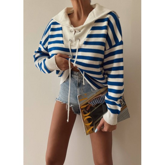 175590 striped BLOUSE