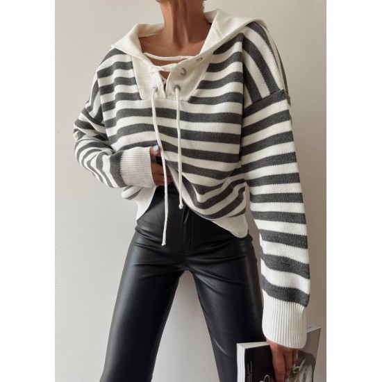 175591 striped BLOUSE