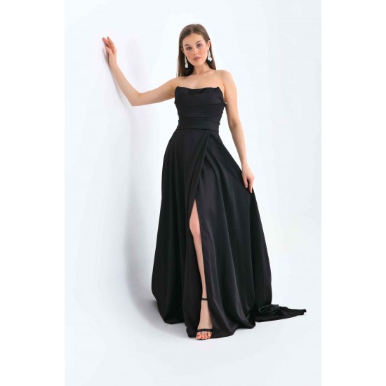 175688 black Evening dress