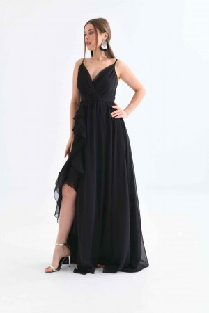 175697 black Evening dress