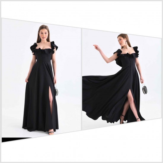 175710 black Evening dress