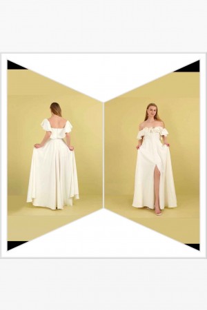 175713 white Evening dress