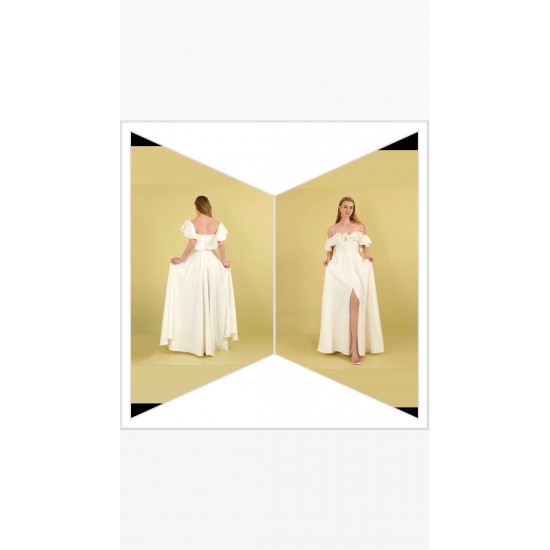 175713 white Evening dress