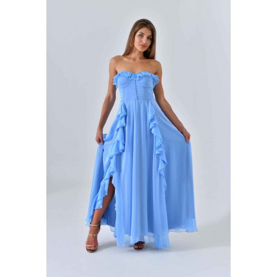 175716 blue Evening dress