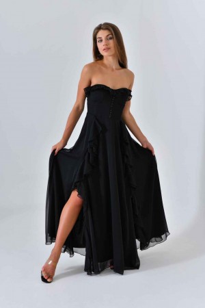 175719 black Evening dress