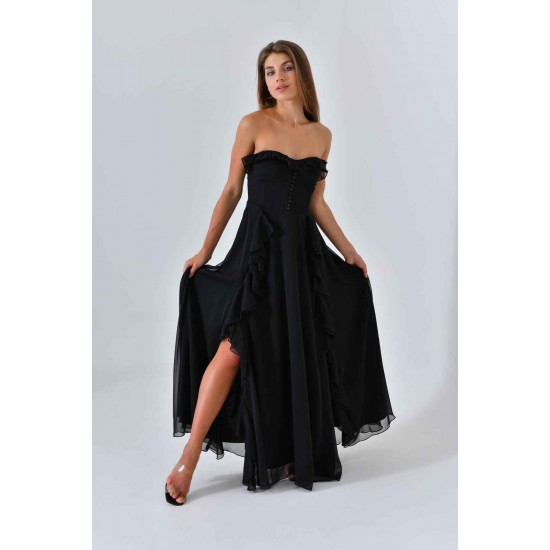 175719 black Evening dress