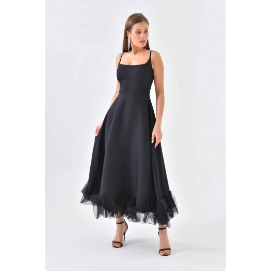 175721 black Evening dress