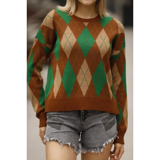 175731 TOPTAN DESENLİ KAZAK