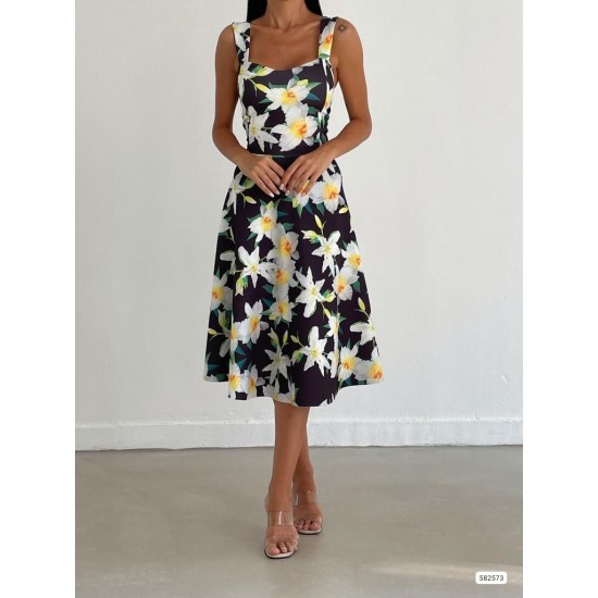 175801 floral pattern DRESS