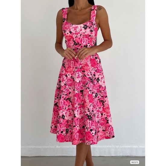 175803 floral pattern DRESS