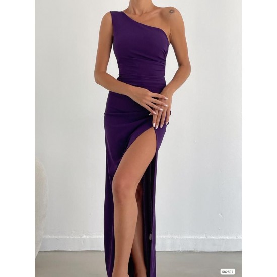 175811 purple Evening dress