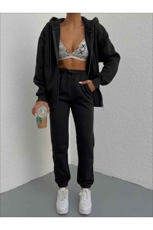 175988 TOPTAN SİYAH EŞOFMAN TAKIM