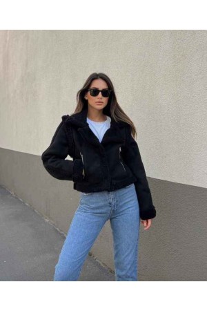 176010 TOPTAN SİYAH KABAN