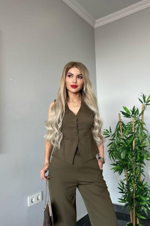 176120 TOPTAN HAKİ PANTOLON TAKIM