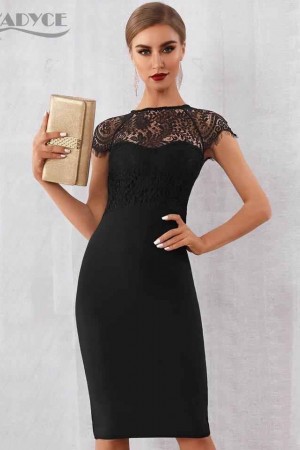 176122 black Evening dress
