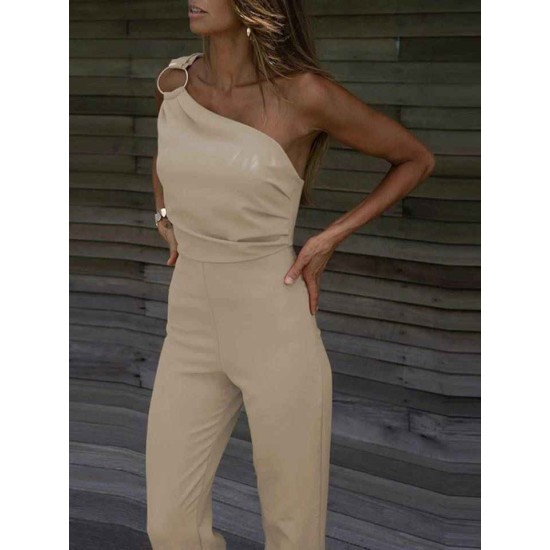 176126 beige OVERALLS