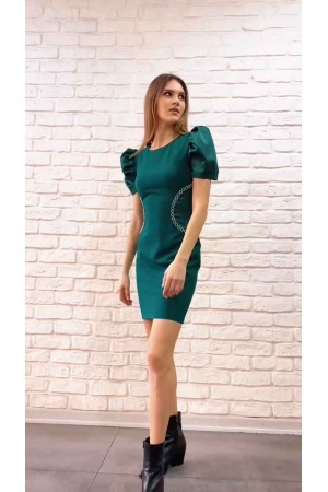 176129 TOPTAN ZÜMRÜT YEŞİL ABİYE