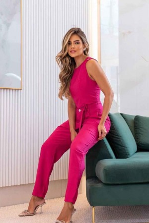 176145 fuchsia Pants suit