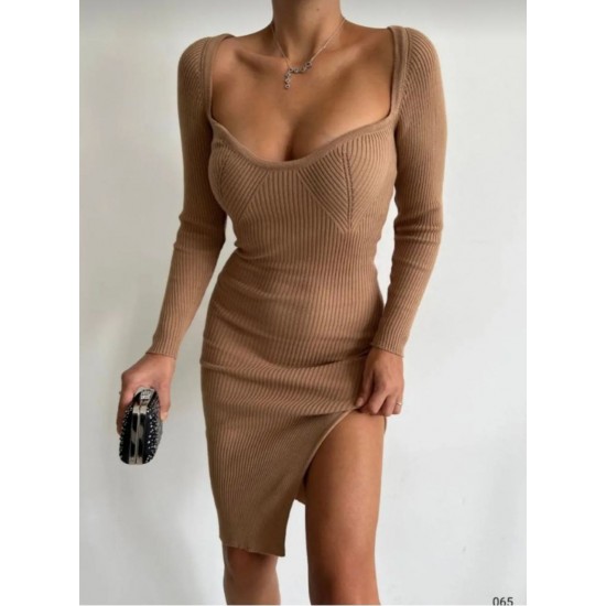 176455 camel DRESS