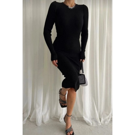 176461 TOPTAN SİYAH ELBİSE