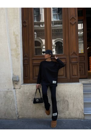 177089 TOPTAN SİYAH EŞOFMAN TAKIM