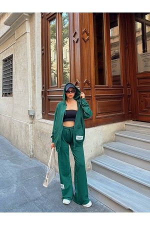 177091 TOPTAN YEŞİL EŞOFMAN TAKIM