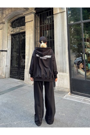 177095 TOPTAN SİYAH EŞOFMAN TAKIM